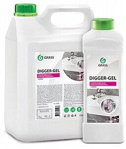 Очиститель для канализации Grass Digger Gel щелочное средство 5,3 кг
