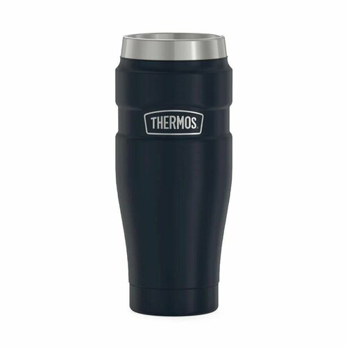 Термос THERMOS вакуумный, нержавеющая сталь, ударопрочный корпус, для чая, в поход, на рыбалку, напитков, непроливайка THERMOS SK1005 MB 0.47L