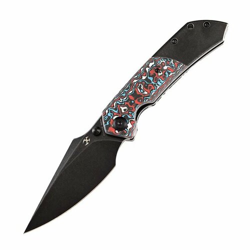 фото Складной нож fenrir kansept, сталь cpm-s35vn, рукоять титан/карбон kansept knives