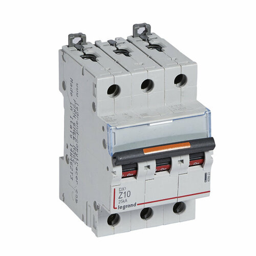 Legrand Легранд Автоматический выключатель DX3 Z - 25 кА 3П 10А 409923 55740₽