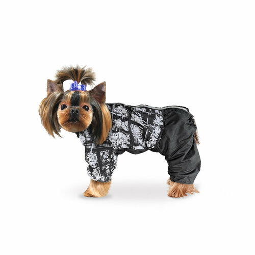 Комбинезон Актив одежда для собак мелких пород, дождевик Zootrend, демисезон / зима, абстракция, размер XL