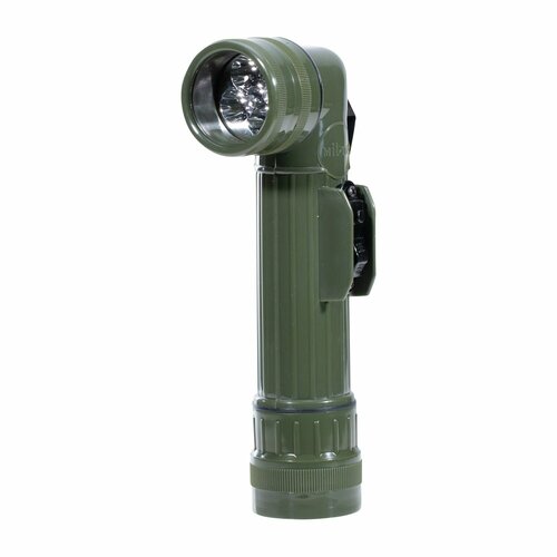 фото Тактческий фонарь angle head led flashlight large olive mil-tec