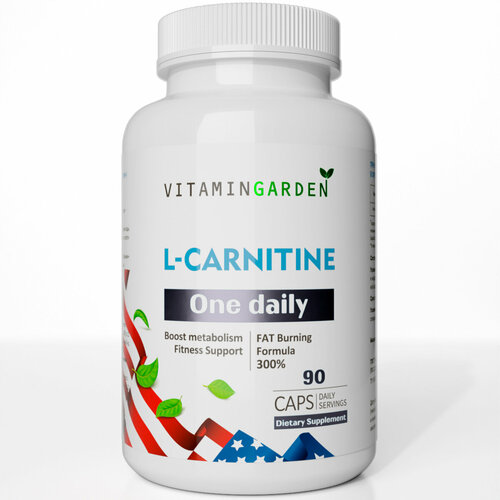 Л Карнитин 1320 мг, жиросжигатель для похудения, аминокислоты (L Carnitine), капсулы 90 шт.