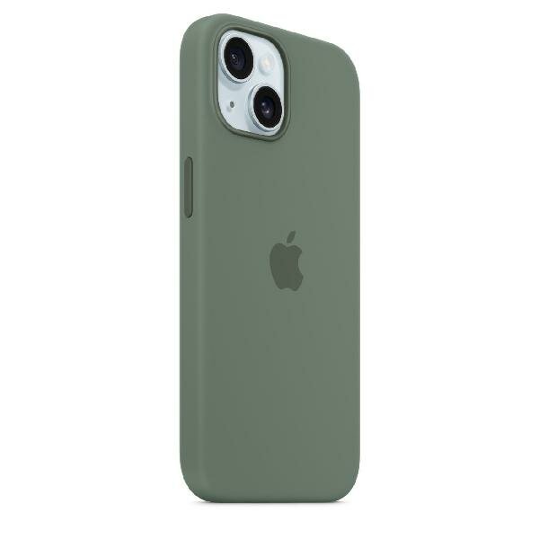 Чехол оригинальный Apple для Iphone 15 Silicone Case - Cypress - фото №2