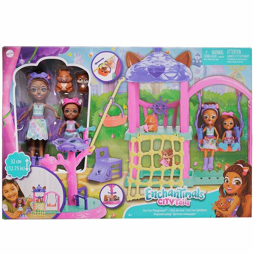 Игровой набор Mattel Enchantimals Детская площадка HHC16 игровой набор enchantimals детская площадка mattel [hlh23]