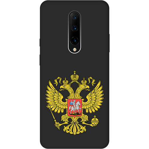 Матовый Soft Touch силиконовый чехол на OnePlus 7 Pro, ВанПлюс 7 Про с 3D принтом Patriot черный матовый soft touch силиконовый чехол на oneplus 7 pro ванплюс 7 про с 3d принтом infinity w черный