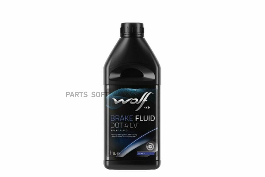 WOLF OIL 1047758 Жидкость тормозная BRAKE FLUID DOT 4 LV 1L