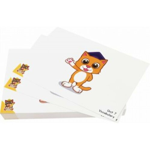 Fun English for Schools Flashcard for Teacher 2B (72 cards/ per set)