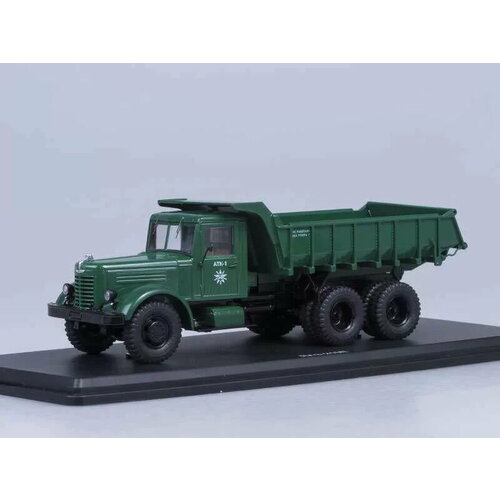 Модель автомобиля ЯАЗ-210Е самосвал, тёмно-зелёный 1:43 SSM 1:43