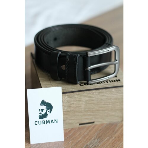 фото Ремень , серый металлик cubman