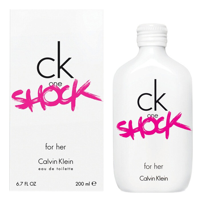 Calvin Klein туалетная вода CK One Shock for Her, 200 мл