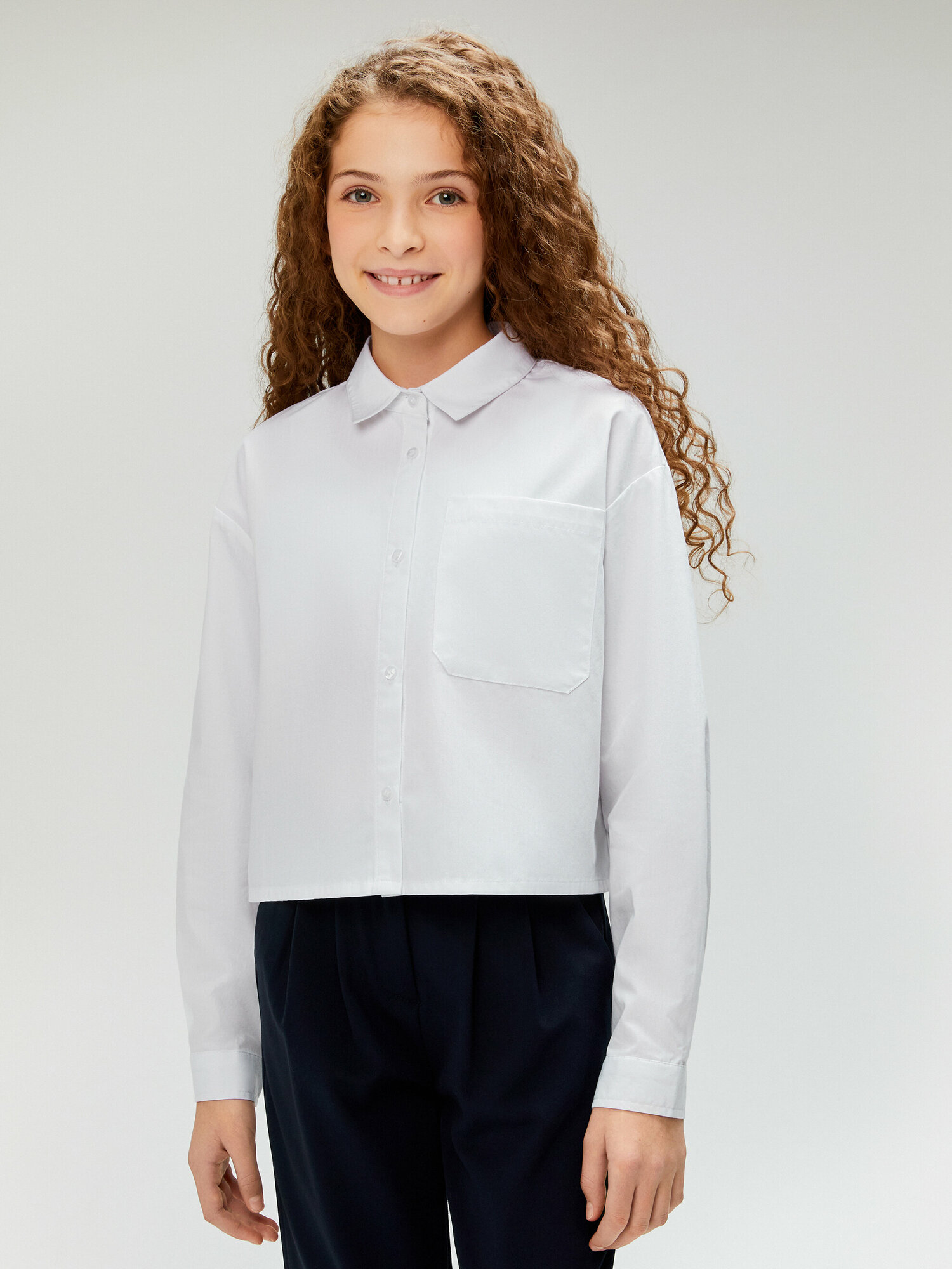 Блузка ACOOLA Lysen белый для девочек 152 размер