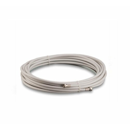 Кабельная сборка RG6 белый 20м CADENA