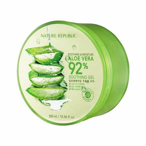 Nature Republic Универсальный гель с алое SOOTHING & MOISTURE ALOE VERA 92% SOOTHING GEL 300мл.