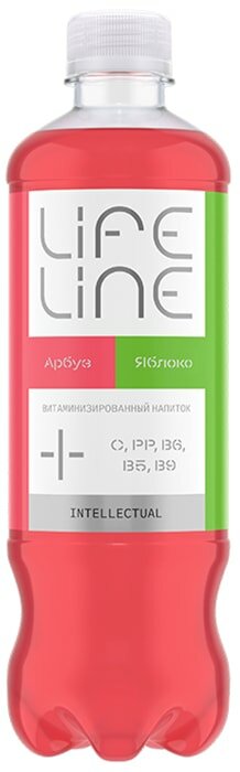 Напиток Lifeline Intellectual Арбуз-Яблоко витаминизированный негазированный 500мл