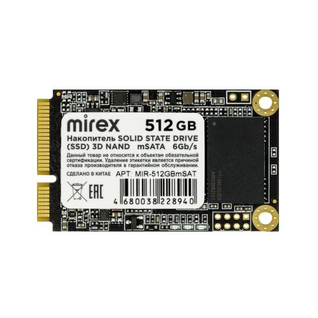 Накопитель SSD Mirex 512Gb 13640-512GBmSAT - фото №8