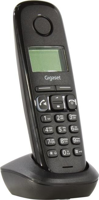 Трубка доп. Dect Gigaset A270H HSB RUS черный для A170/270 - фото №11