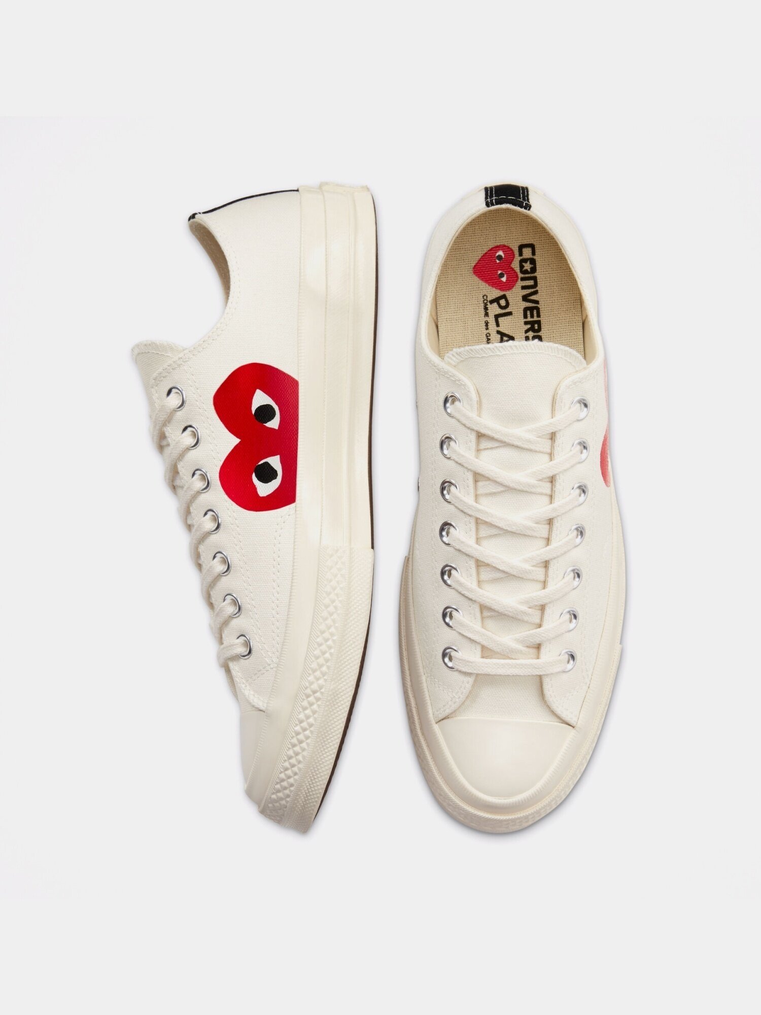 Кеды Converse Comme des Garcons Play Chuck 70 Low, размер 42.5 EU, бежевый