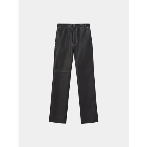 Брюки  TheOpen Product Eco-Leather Straight, размер M, черный