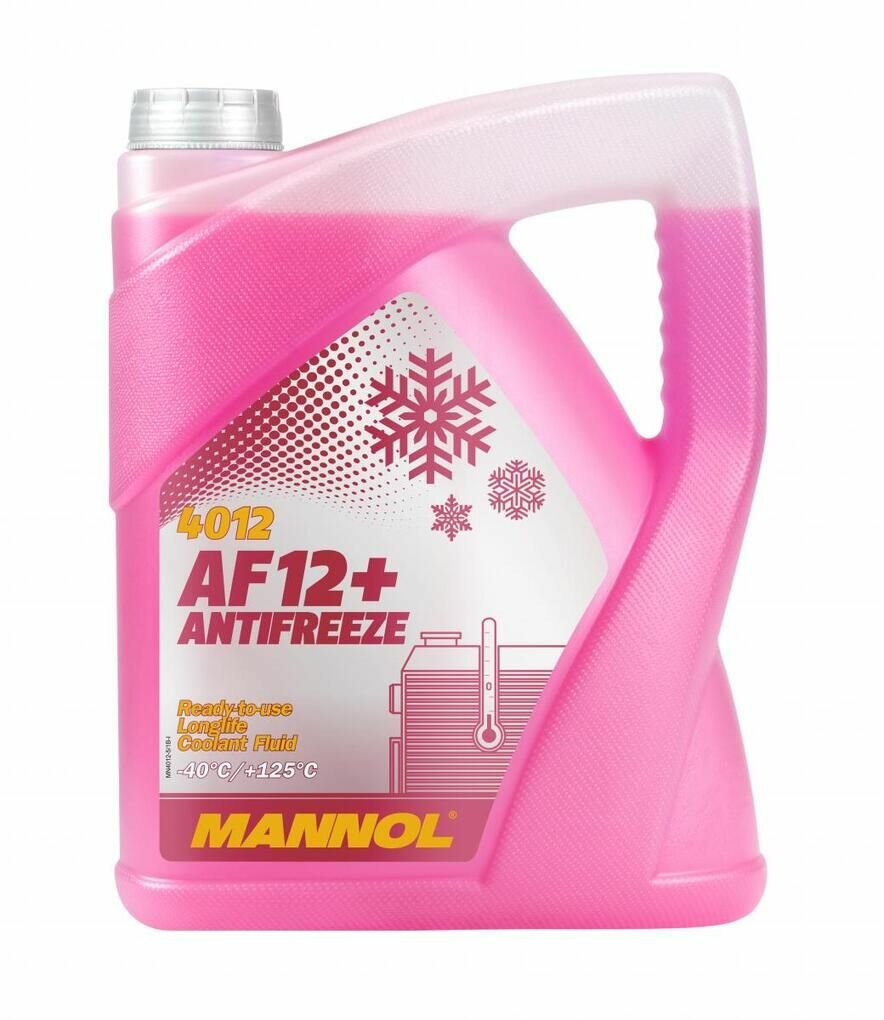 MANNOL 4012 Антифриз AF12+ (-40C) Красный 5л