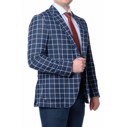 Пиджак Truvor, размер 54/176, синий пиджак truvor размер 54 176 серый