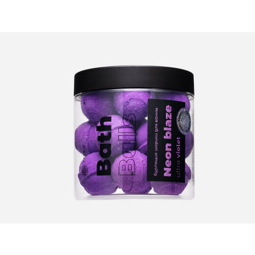 Набор бурлящих шаров Fabrik Cosmetology NEON BLAZE Ultra violet маленькие, для ванны 300 г