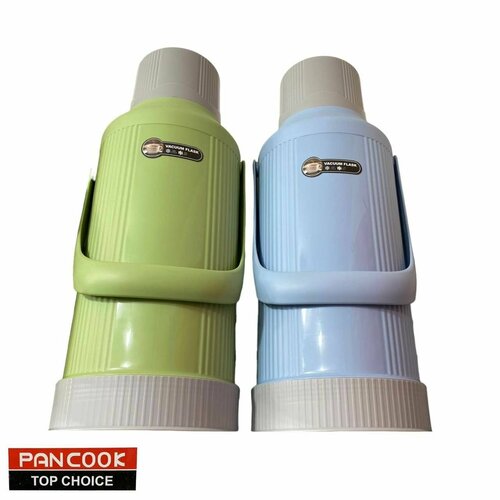 Термос зеленый со стеклянной колбой 3л с ручкой 220000₽