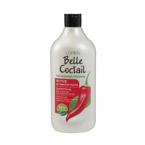Шампунь для волос Belle Coctail, LOREN, 600 мл, в ассортименте