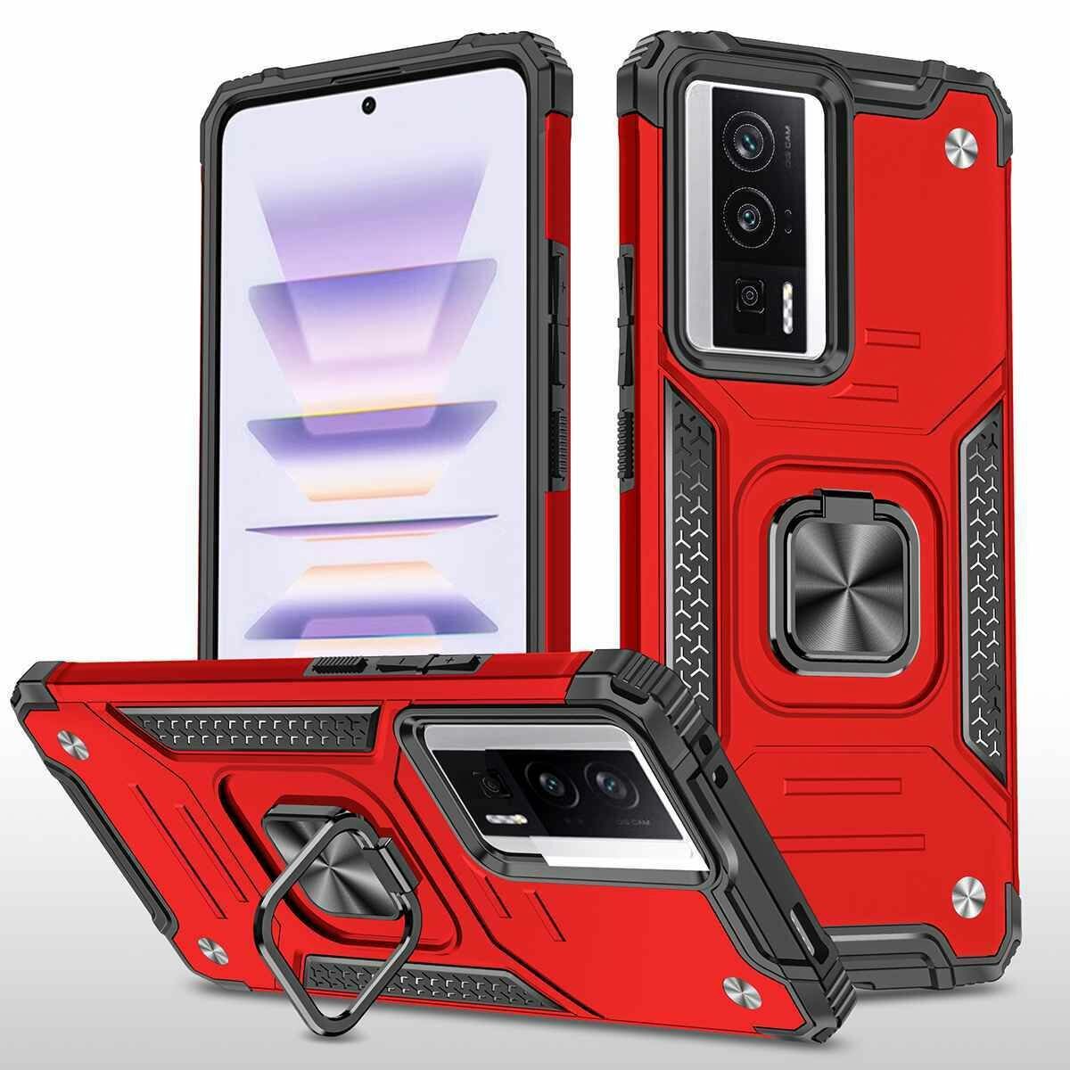 Противоударный чехол Legion Case для Xiaomi Poco F5 Pro (красный)