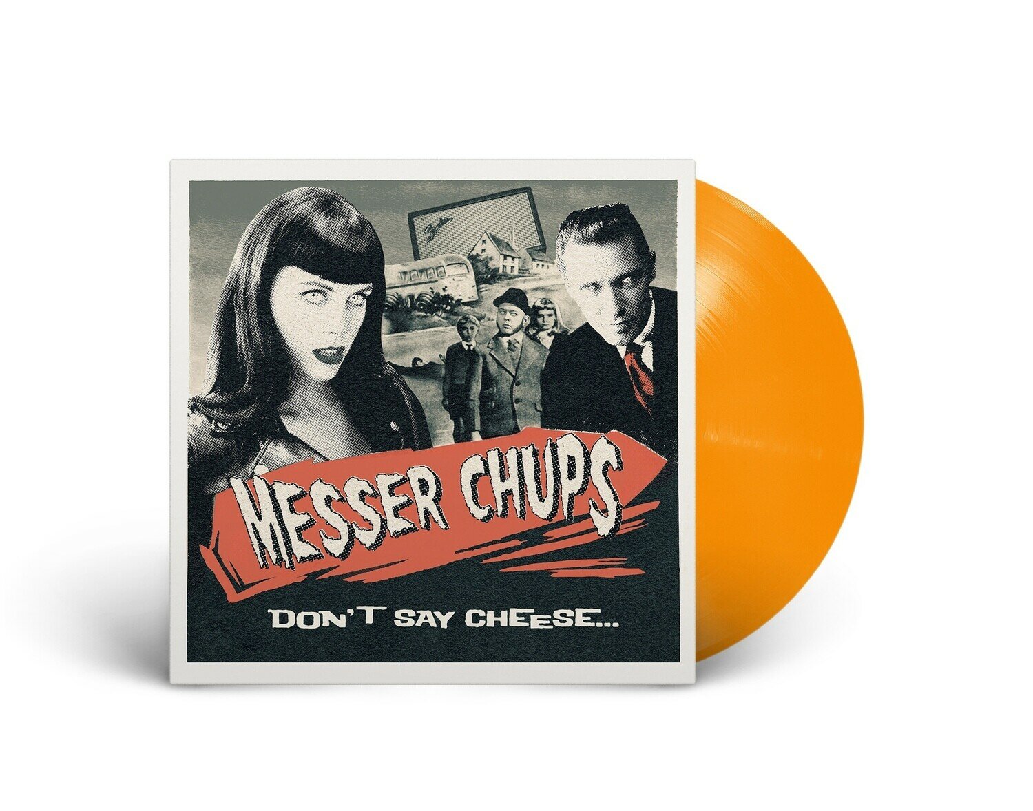 Виниловая пластинка Messer Chups - "Don't Say Cheese" (2020/2024) (Limited Orange Vinyl)