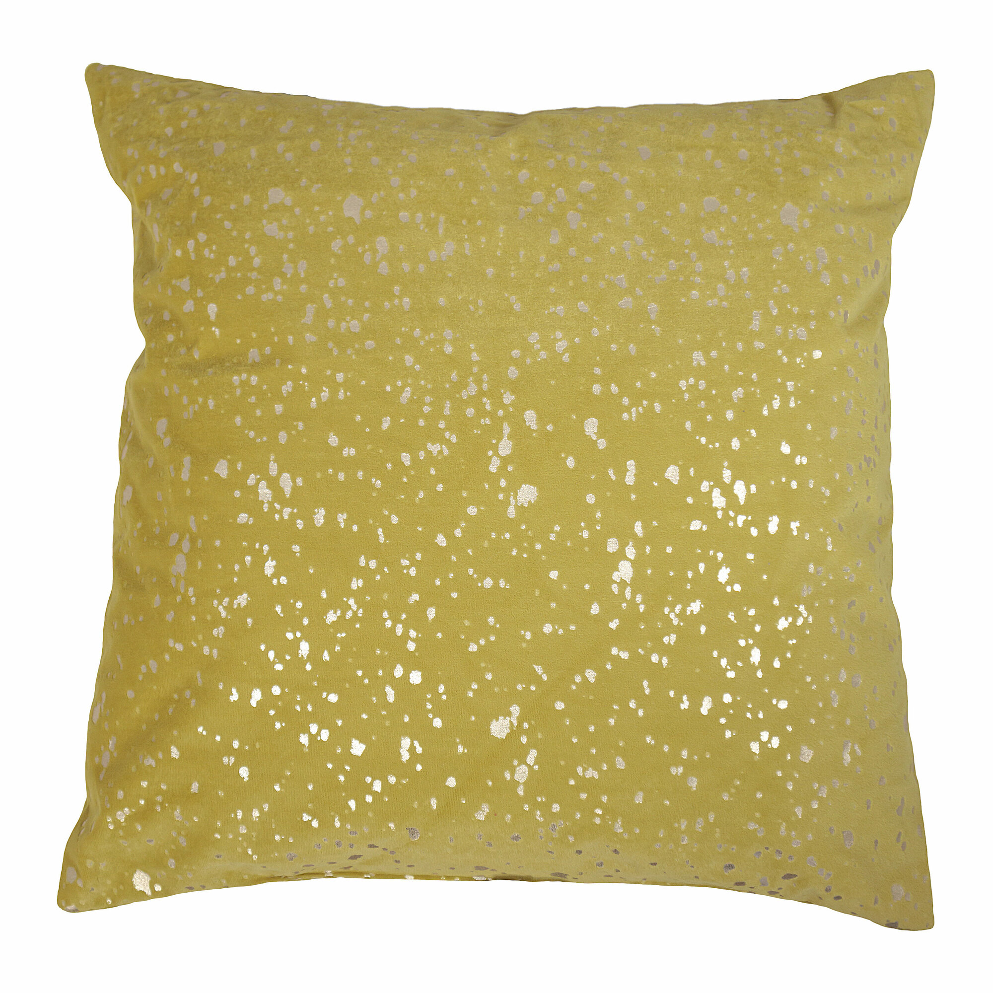 фото Подушка 43х43 Голди охра желтая