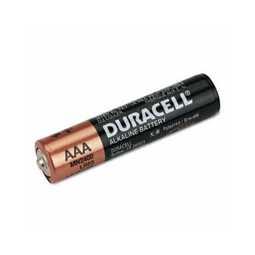 Батарейка LR03 DURACELL K2 MN2400 AAA 1шт. батарейка алкалиновая duracell lr03 mn2400 aaa 1 5v упаковка 2 шт lr03 mn2400 bl 2