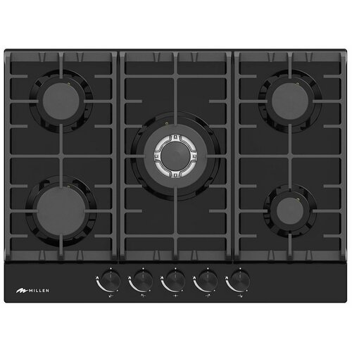 Встраиваемая газовая варочная панель Millen MGH 701 BL 3549000₽