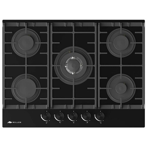 Встраиваемая газовая варочная панель Millen MGHG 701 BL 3549000₽