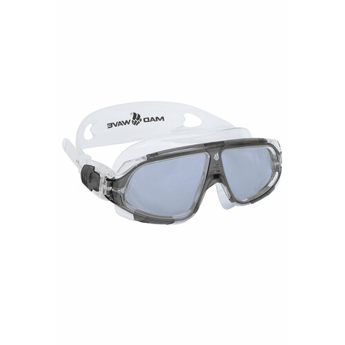 Очки-маска для плавания MAD WAVE Sight II, grey/white очки маска для плавания mad wave sight ii grey white