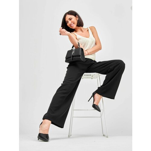 фото Брюки каляев, размер 48, черный