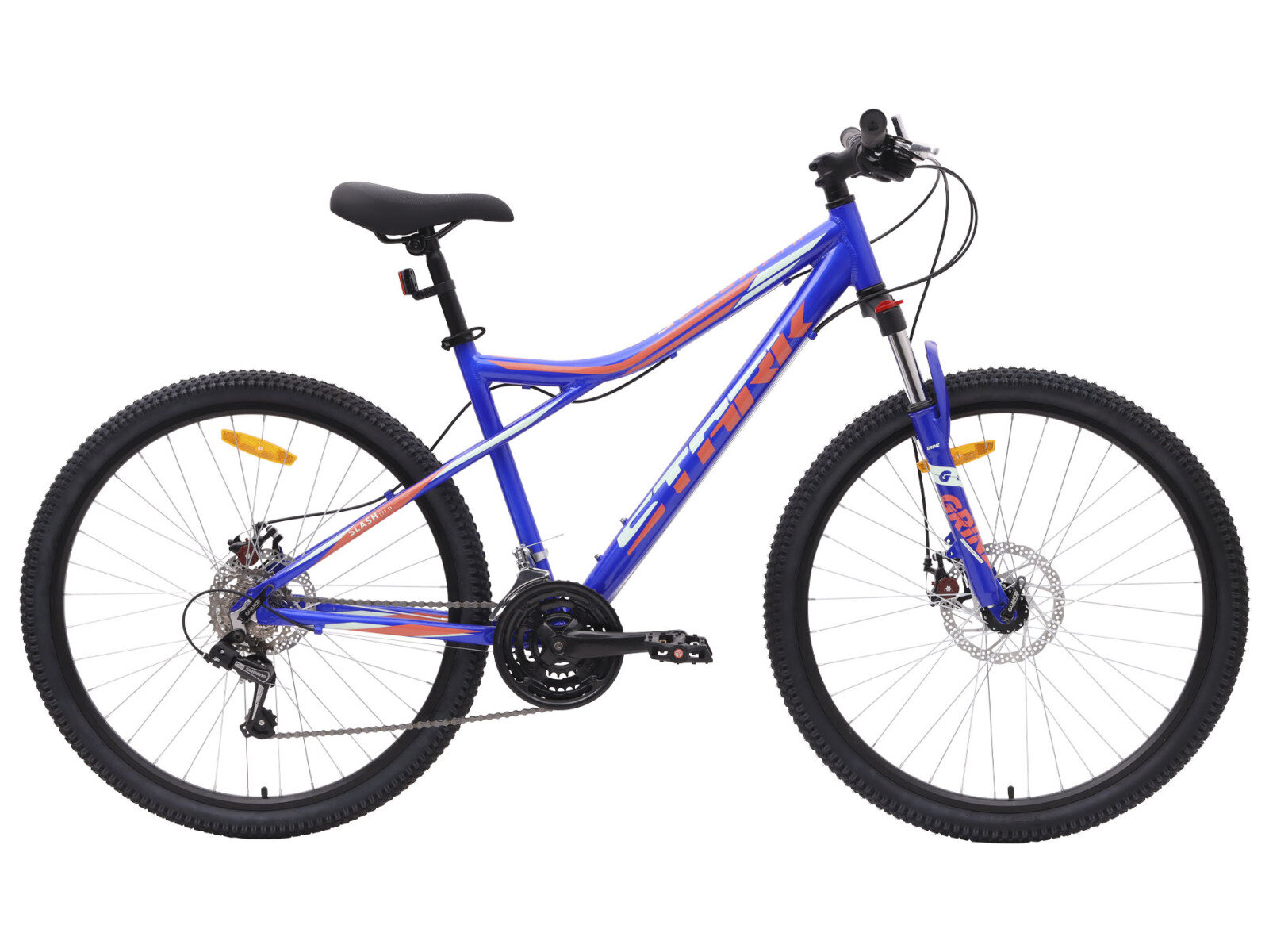 Горный велосипед Stark Slash 27.1 D (2024) 16" Сине-бирюзово-красный (154-164 см)