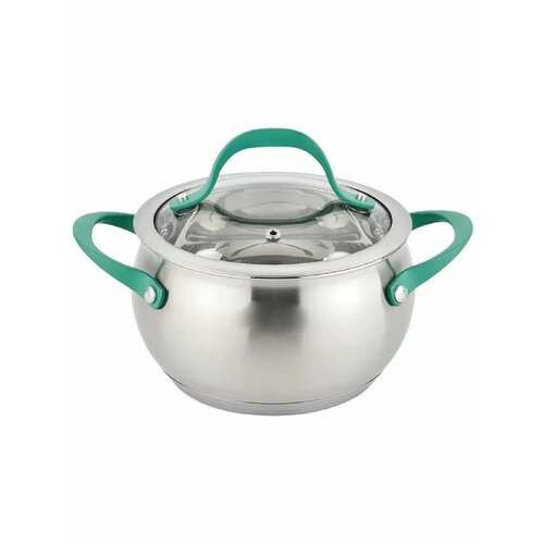 Кастрюля Bohmann BC-2017-20 3,5л 20см Зеленая зеленый