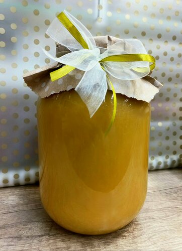 Изображение товара Подсолнечниковый мёд натуральный, без добавок. Банка 2,800 кг/2 литра