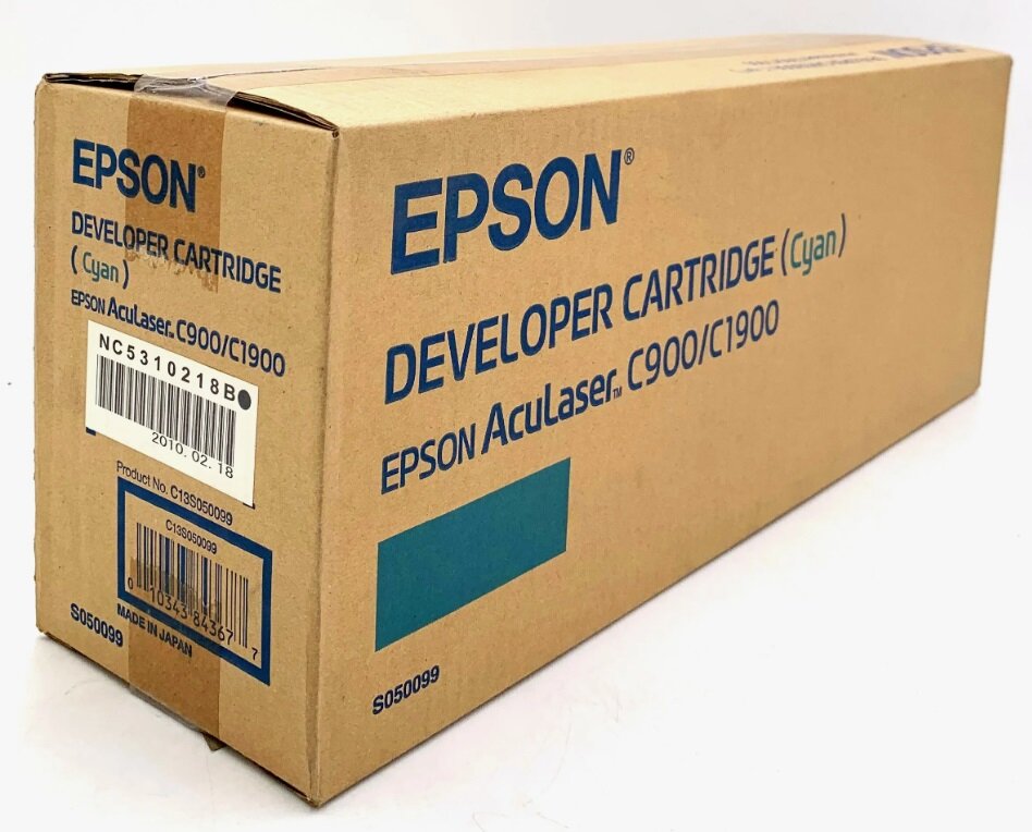 Картридж оригинальный голубой (cyan) Epson S050099, ресурс 4500 стр.