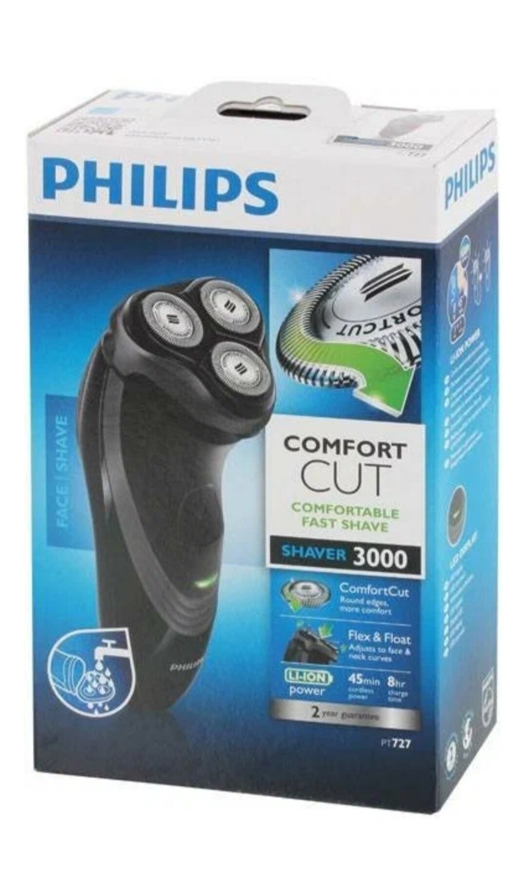 Электробритва Philips PT727 Series 3000, черный/серый - фотография № 19