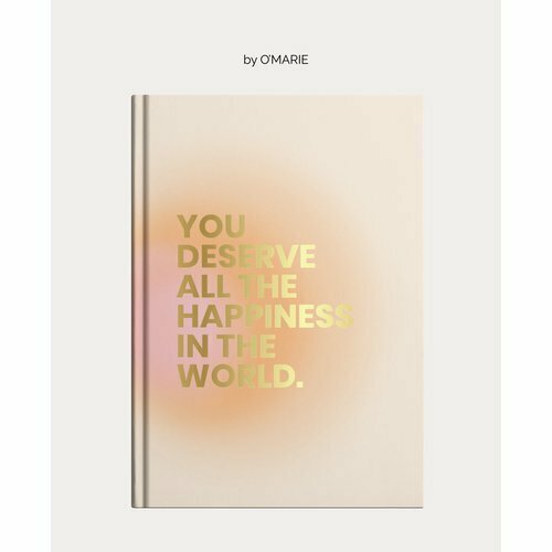 Ежедневник O'MARIE в твердом переплете, на год, недатированный, 16 цветных разделителей