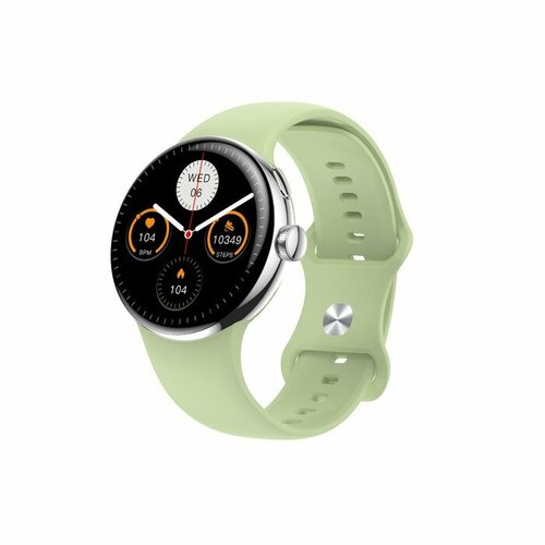 Смарт-часы Wifit Wiwatch R1, 1.3, Amoled, IP68, GPS, контроль ЧСС, 21 режим фитнеса, зеленые