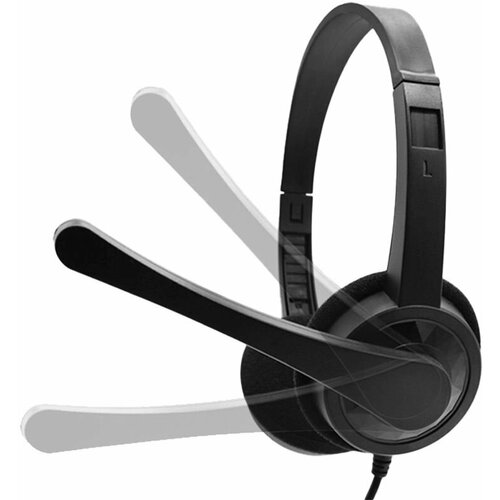 Наушники с микрофоном Оклик HS-M600 черныйчерный 16м накладные оголовье 1900372 170400₽