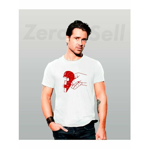 фото Футболка футболка парная хлопковая унисекс половина сердца, размер xxxl, белый zerosell