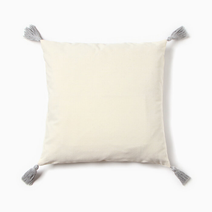 Наволочка декоративная «Этель» Сканди 45х45 см, цвет серый, хлопок