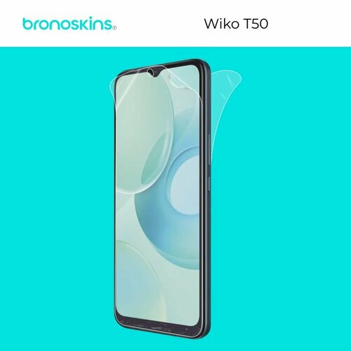 Глянцевая, защитная бронированная пленка на экран Wiko T50