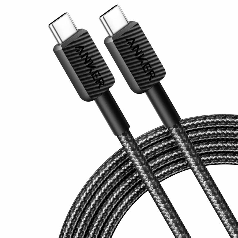 фото Аксессуар Anker A81F6 PL 322 USB-C - USB-C 1.8m ANK-A81F6G11-BK