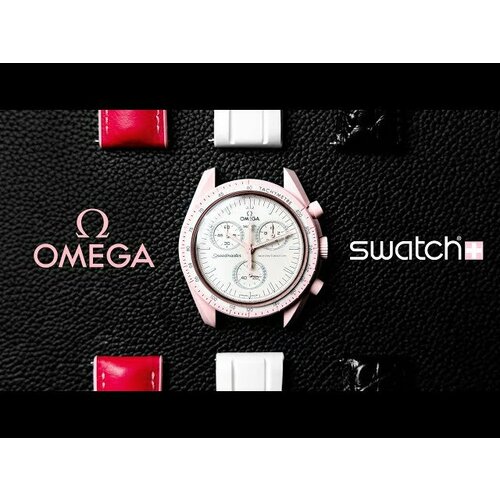 фото Наручные часы omega, розовый