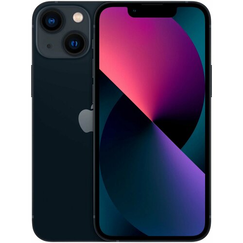 Apple iPhone 13 256 ГБ, Dual: nano SIM + nano SIM, Midnight тёмная ночь